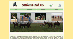 Desktop Screenshot of jezdectvi-cheb.cz